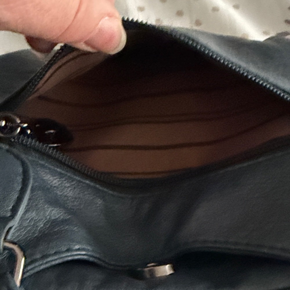Blue Soft Satchel Bag - Picture 7 of 11